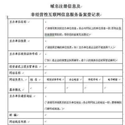 网站备案百科 互联网域名注册服务详解
